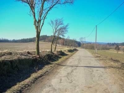 vyrezana cesta ovcin2008